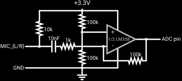 LM358 preamp
